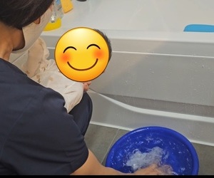 이애자 관리사님께서 아기 많이 예뻐해주셨어요 감사합니다